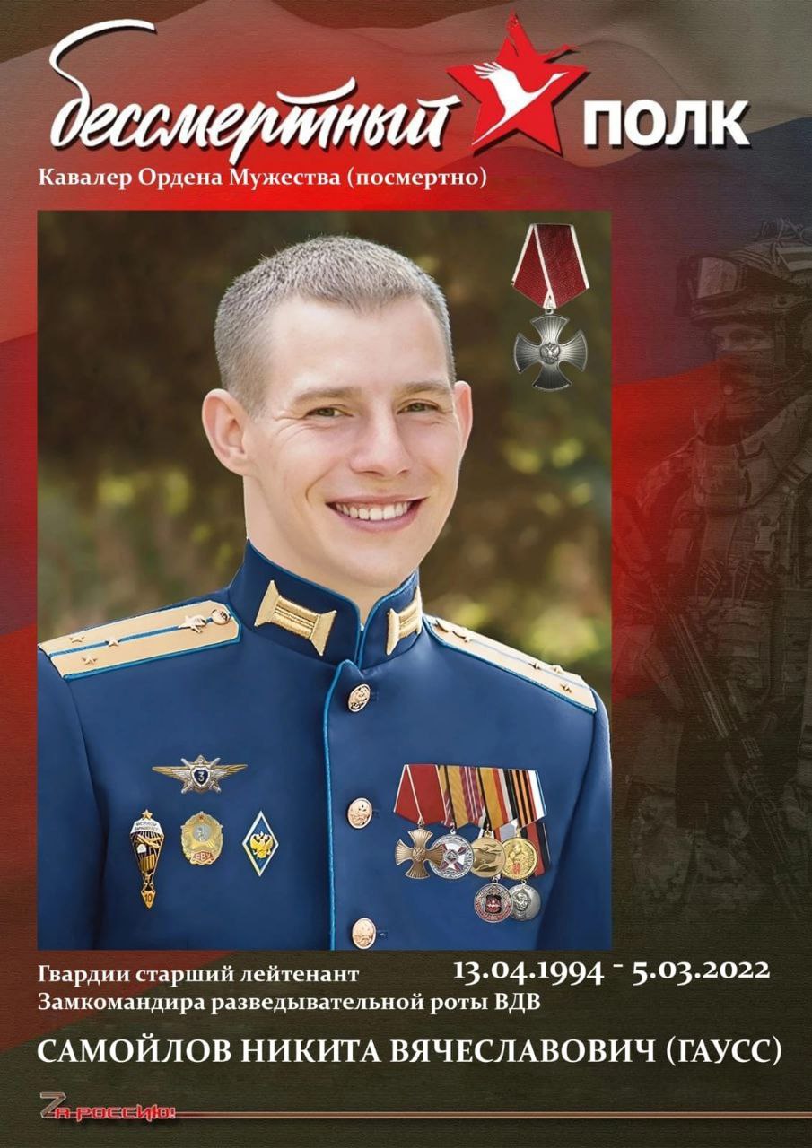 Самойлов Никита Вячеславович «Гаусс»