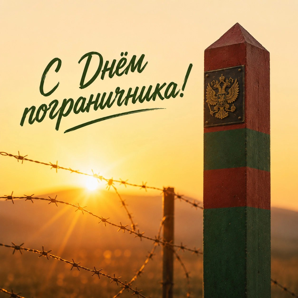 28 мая - «Ни шагу назад. Граница в крови. За нами — Россия» — День пограничника